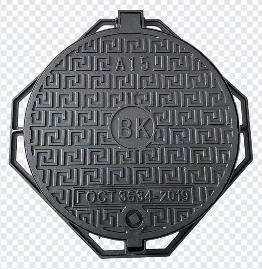Manhole Cover Made in China En124 A15 Sidewalk, Green Belt, Composite Inspection Manhole Cover 