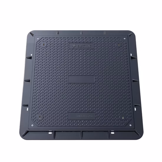 Five Anti Ductile Iron Manhole Cover Specification 500*600 Municipal Use