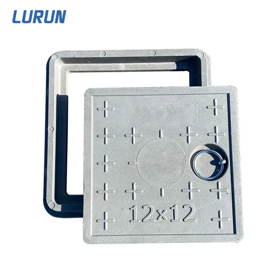 China Factory with CE/ISO En124 Ductile D400 Hinged SMC/BMC Square Fiberglass/Plastic/FRP Composite Manhole Cover Price for Resin 