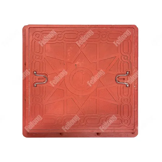 FRP/GRP/SMC/BMC Resin Composite Fuel Manhole Cover with Inspection Holes 