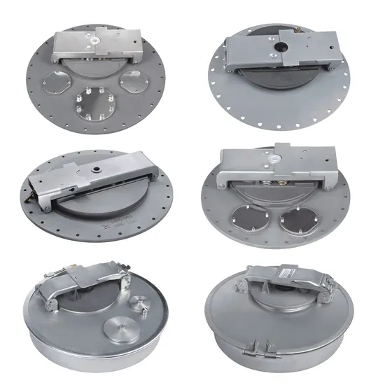 Gas Stations Stainless Steel Fuel Tankers Manhole Covers (07) 