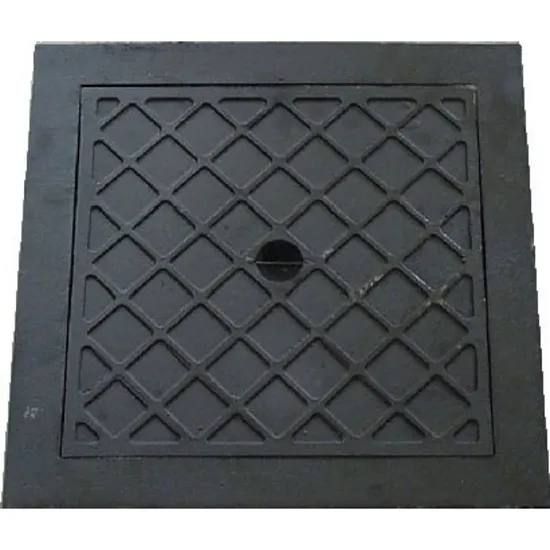 Customized Square and Round En124 Ductile Iron Cast Iron Manhole Cover for Sewer Vented Rain Water 