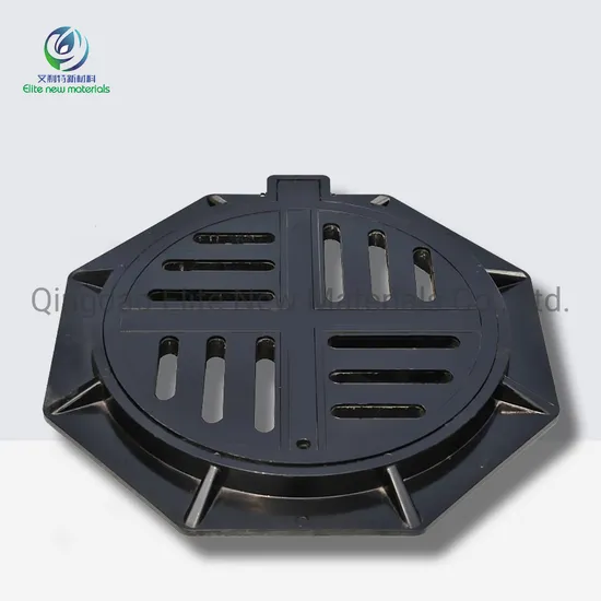 ISO En124 SMC/Composite/Ductile Iron/Plastic/FRP Sqaure Round Manhole Cover Heavy Duty for Export 