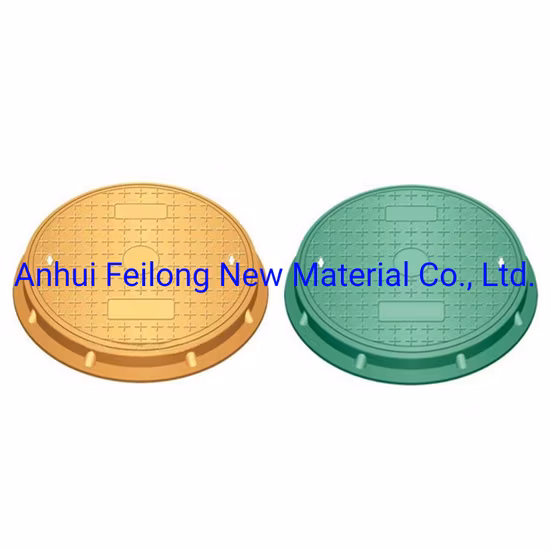 Customized Sewage Rainwater Round Square Waterproof Composite Resin GRP Manhole Cover