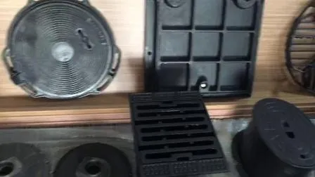 Round Ductile Cast Iron Manhole Cover Sand Casting for Municipal Engineering 