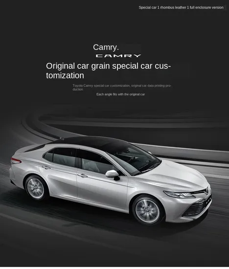 Customized Car Seat Covers for Toyota Camry 2018